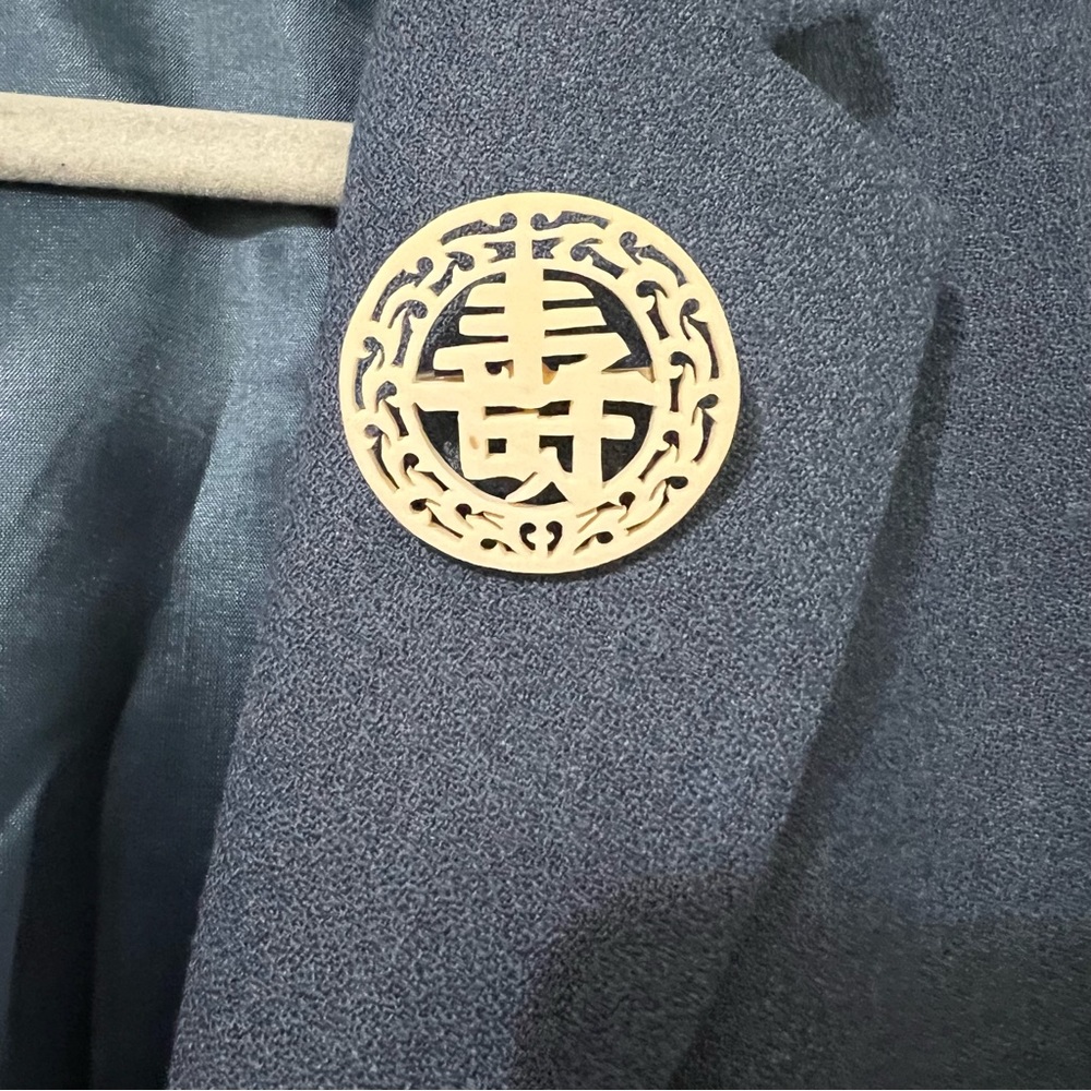 VINTAGE Pendleton Blue Wool Coat - Picture 3 of 7